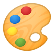 Emoji 🎨 Tavolozza Dei Colori su Google Android 10.0.