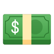 💵 Emoji Billete De Dólar en Google Android 10.0.