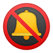 Emoji 🔕 Campana Sbarrata su Google Android 10.0.