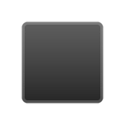 Emoji ◼️ Quadrato Nero Medio su Google Android 10.0.