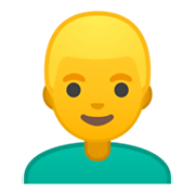 Emoji 👱‍♂️ Uomo Biondo su Google Android 10.0.