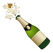 Emoji 🍾 Bottiglia Stappata su Google Android 10.0.