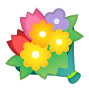 Émoji 💐 Bouquet sur Google Android 10.0.