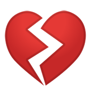 Emoji 💔 Cuore Infranto su Google Android 10.0.