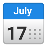 📅 Emoji Calendario en Google Android 10.0.