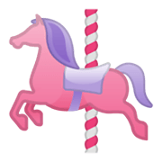 Emoji 🎠 Cavallo Da Giostra su Google Android 10.0.