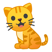 Emoji 🐈 Gatto su Google Android 10.0.