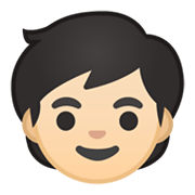 Emoji 🧒🏻 Bimbo: Carnagione Chiara su Google Android 10.0.