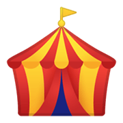 Emoji 🎪 Circo su Google Android 10.0.