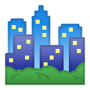 🏙️ Emoji Paisaje Urbano en Google Android 10.0.