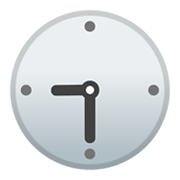 Emoji 🕤 Ore Nove E Mezza su Google Android 10.0.