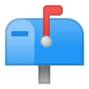 Émoji 📫 Boîte Aux Lettres Fermée Drapeau Levé sur Google Android 10.0.