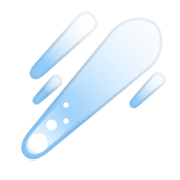 Émoji ☄️ Comète sur Google Android 10.0.