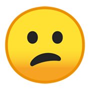 😕 Emoji verwundertes Gesicht Google Android 10.0.