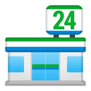 🏪 Emoji Tienda 24 Horas en Google Android 10.0.