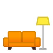 🛋️ Emoji Sofa und Lampe Google Android 10.0.