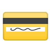 Emoji 💳 Carta Di Credito su Google Android 10.0.