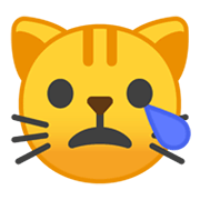 Émoji 😿 Chat Qui Pleure sur Google Android 10.0.