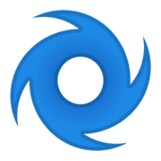 Emoji 🌀 Ciclone su Google Android 10.0.