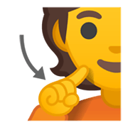 Emoji 🧏 Persona Con Problemi Di Udito su Google Android 10.0.