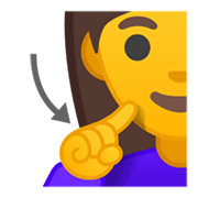 Emoji 🧏‍♀️ Donna Con Problemi Di Udito su Google Android 10.0.