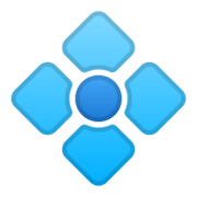 Emoji 💠 Petalo Di Fiore su Google Android 10.0.