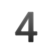 Emoji 4️ Cifra quattro su Google Android 10.0.