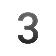 Emoji 3️ Cifra tre su Google Android 10.0.