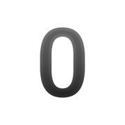 0️ Emoji Dígito cero en Google Android 10.0.