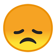 😞 Emoji enttäuschtes Gesicht Google Android 10.0.
