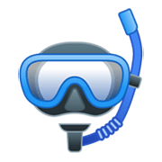 Emoji 🤿 Maschera Da Sub su Google Android 10.0.
