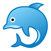 Emoji 🐬 Delfino su Google Android 10.0.