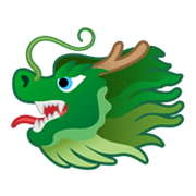 🐲 Emoji Cara De Dragón en Google Android 10.0.