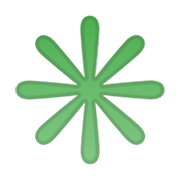 Emoji ✳️ Asterisco su Google Android 10.0.