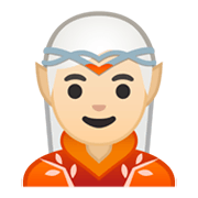 Emoji 🧝🏻 Elfo: Carnagione Chiara su Google Android 10.0.