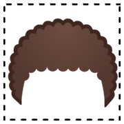 Émoji 🦱 Cheveux Bouclés sur Google Android 10.0.