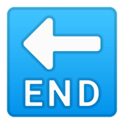 🔚 Emoji Seta «END» na Google Android 10.0.
