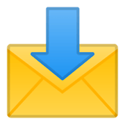 Émoji 📩 Enveloppe Avec Flèche sur Google Android 10.0.