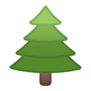 🌲 Emoji árbol De Hoja Perenne en Google Android 10.0.