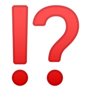 Emoji ⁉️ Punto Esclamativo E Interrogativo su Google Android 10.0.