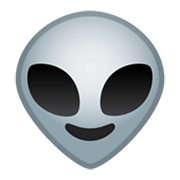 Emoji 👽 Alieno su Google Android 10.0.