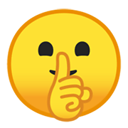 🤫 Emoji ermahnendes Gesicht Google Android 10.0.