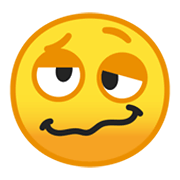 🥴 Emoji Rosto Embriagado na Google Android 10.0.