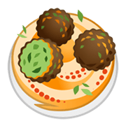 Emoji 🧆 Falafel su Google Android 10.0.