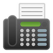 📠 Emoji Máquina De Fax en Google Android 10.0.