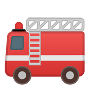 Emoji 🚒 Camion Dei Pompieri su Google Android 10.0.