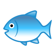 Emoji 🐟 Pesce su Google Android 10.0.