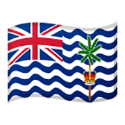 🇮🇴 Emoji Bandera: Territorio Británico Del Océano Índico en Google Android 10.0.