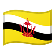 🇧🇳 Emoji Bandera: Brunéi en Google Android 10.0.