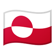 🇬🇱 Emoji Bandera: Groenlandia en Google Android 10.0.